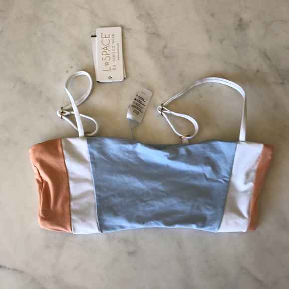 L*Space Rebel Hearts Bikini Top - Picture 2 of 4